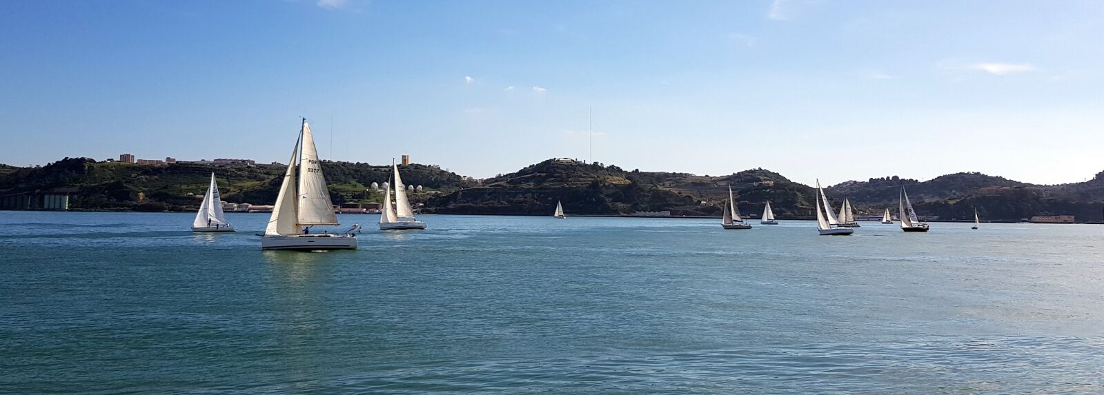 Samsung Galaxy S8 sample photo. Lisbon, portugal, sailing boats photography