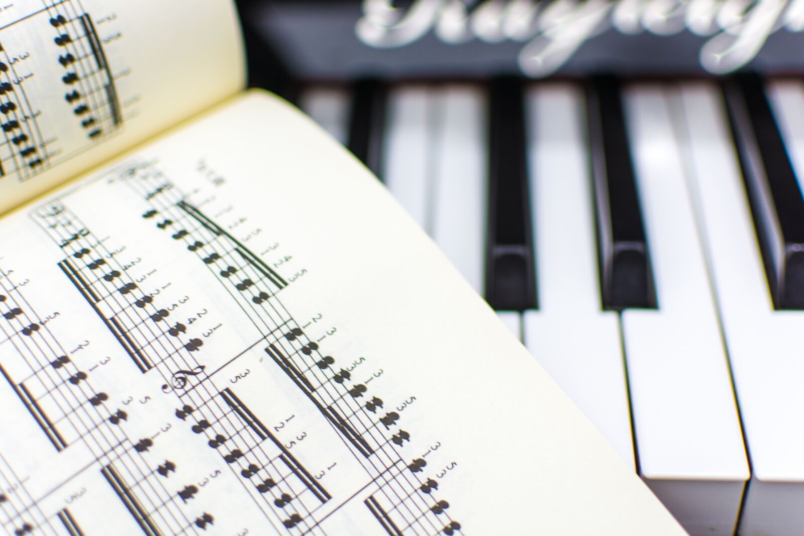 Nikon D7100 sample photo. Piano, music, tablature photography