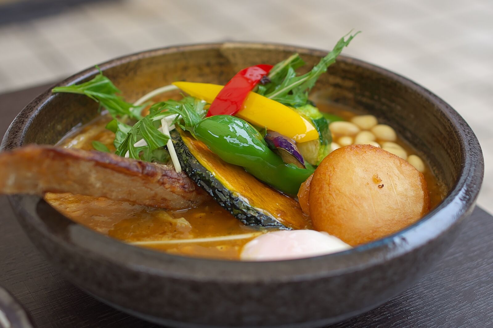 Pentax K-3 sample photo. Soup curry, vegetables, curry photography