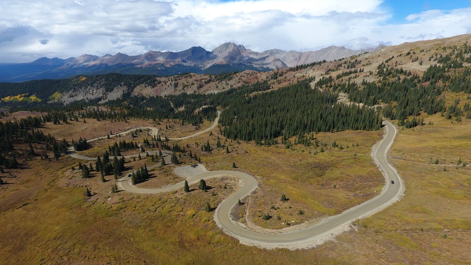 DJI FC330 sample photo. Colorado, drone, mountain, road photography