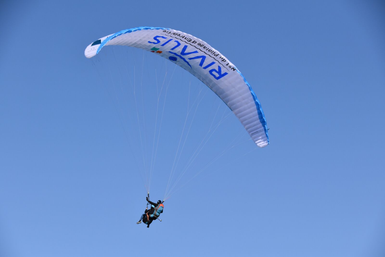 Nikon D5600 sample photo. Paragliding, paraglider, sail blue photography