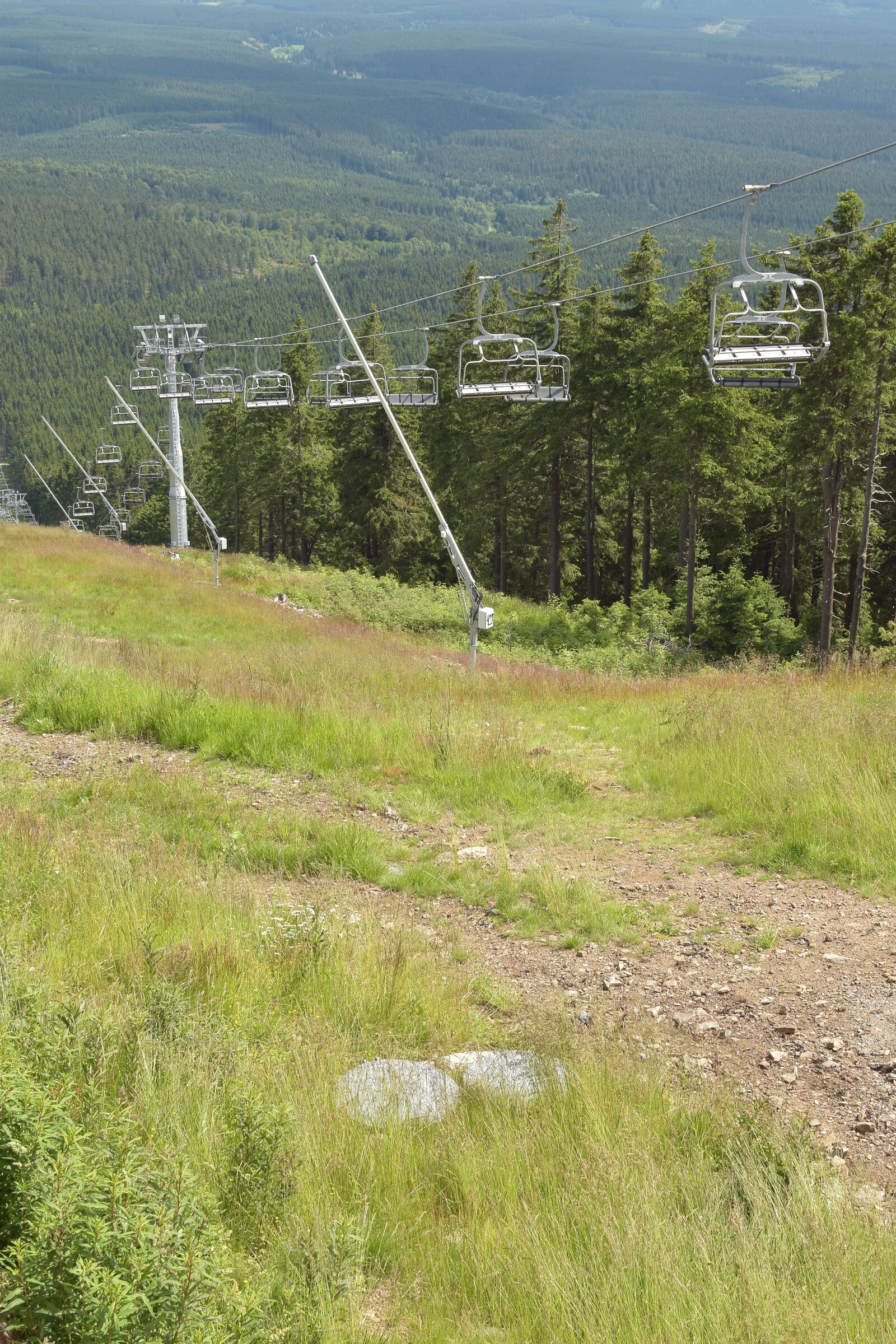 Nikon D5300 sample photo. Ski run, landscape, mountains photography