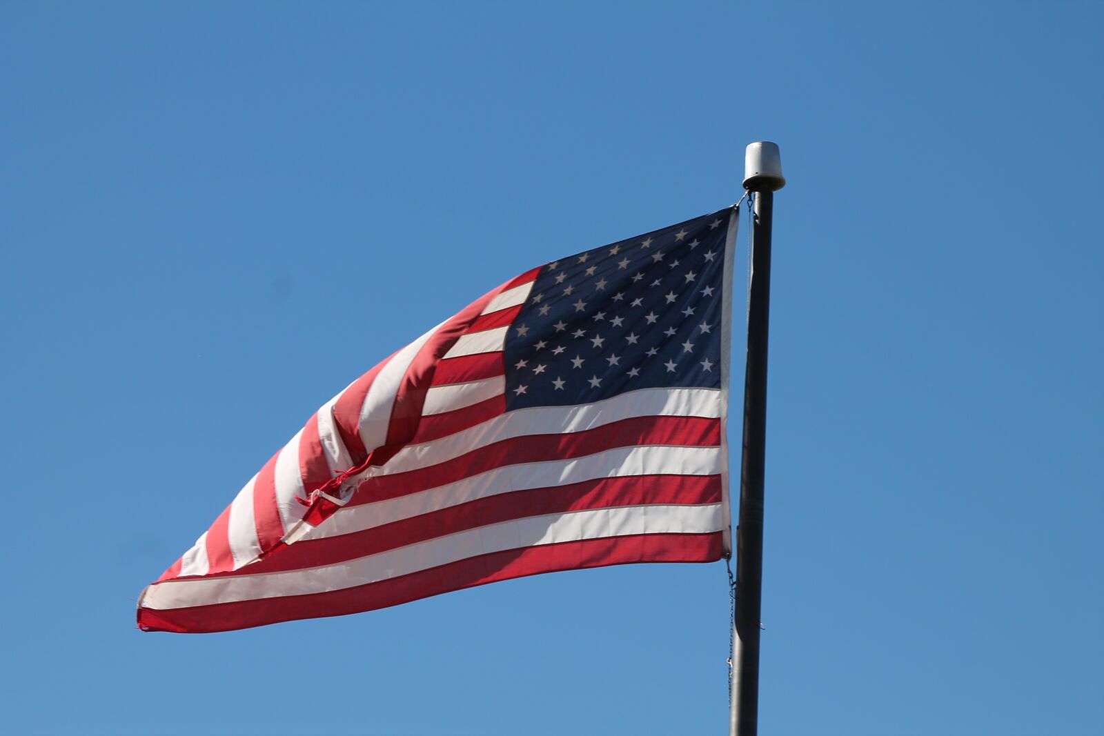 Canon EOS 1100D (EOS Rebel T3 / EOS Kiss X50) sample photo. Flag, waving, america photography