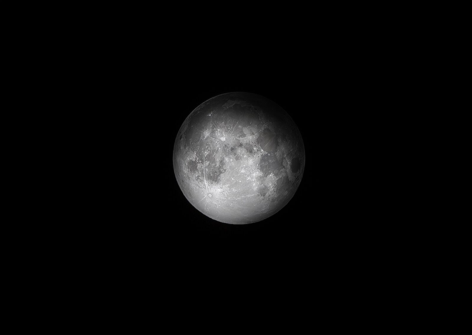 Canon EF 70-300mm F4-5.6 IS USM sample photo. Dark, full moon, luna photography