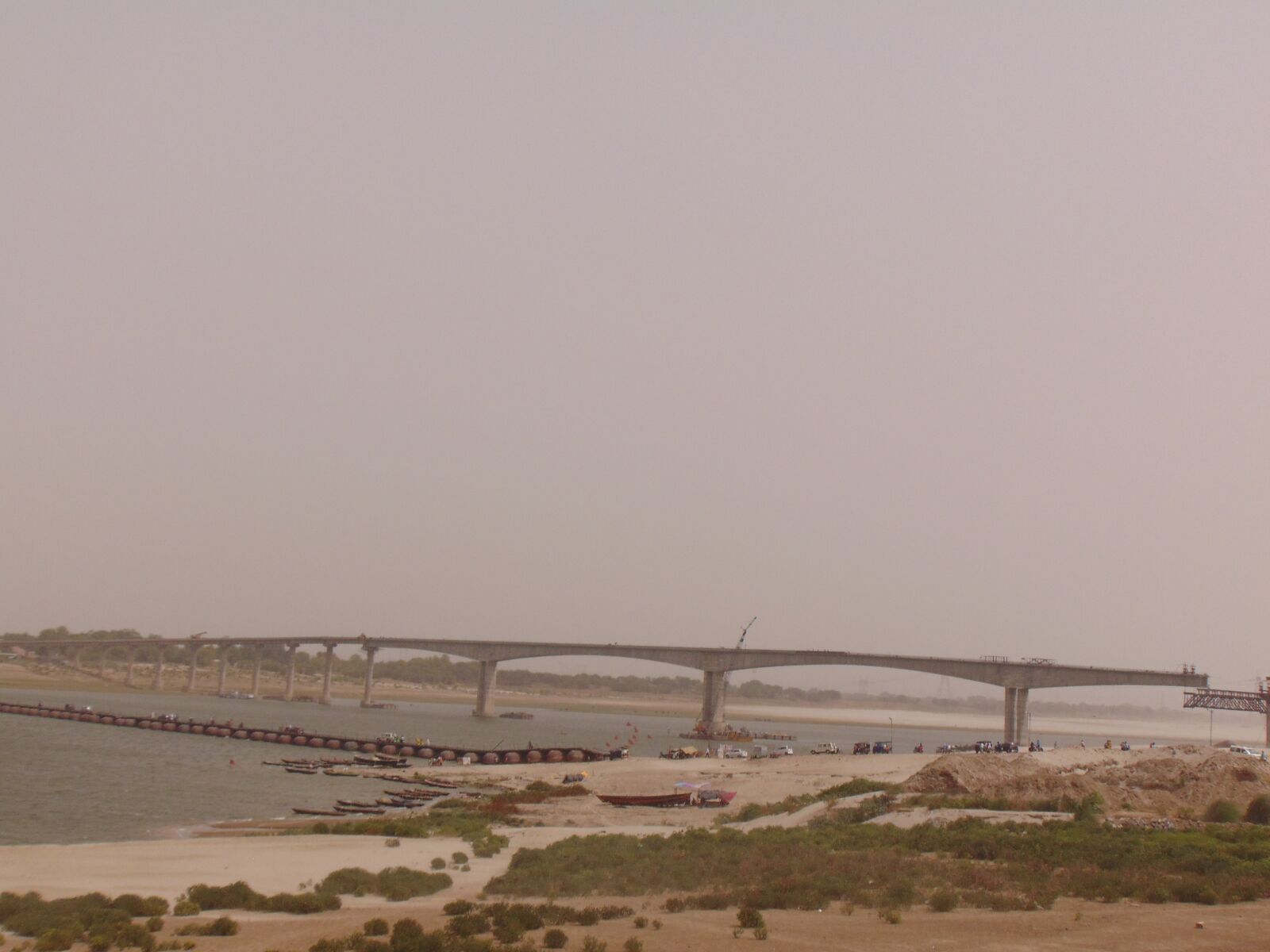 Sony Cyber-shot DSC-H300 sample photo. River, bridge, chunar photography