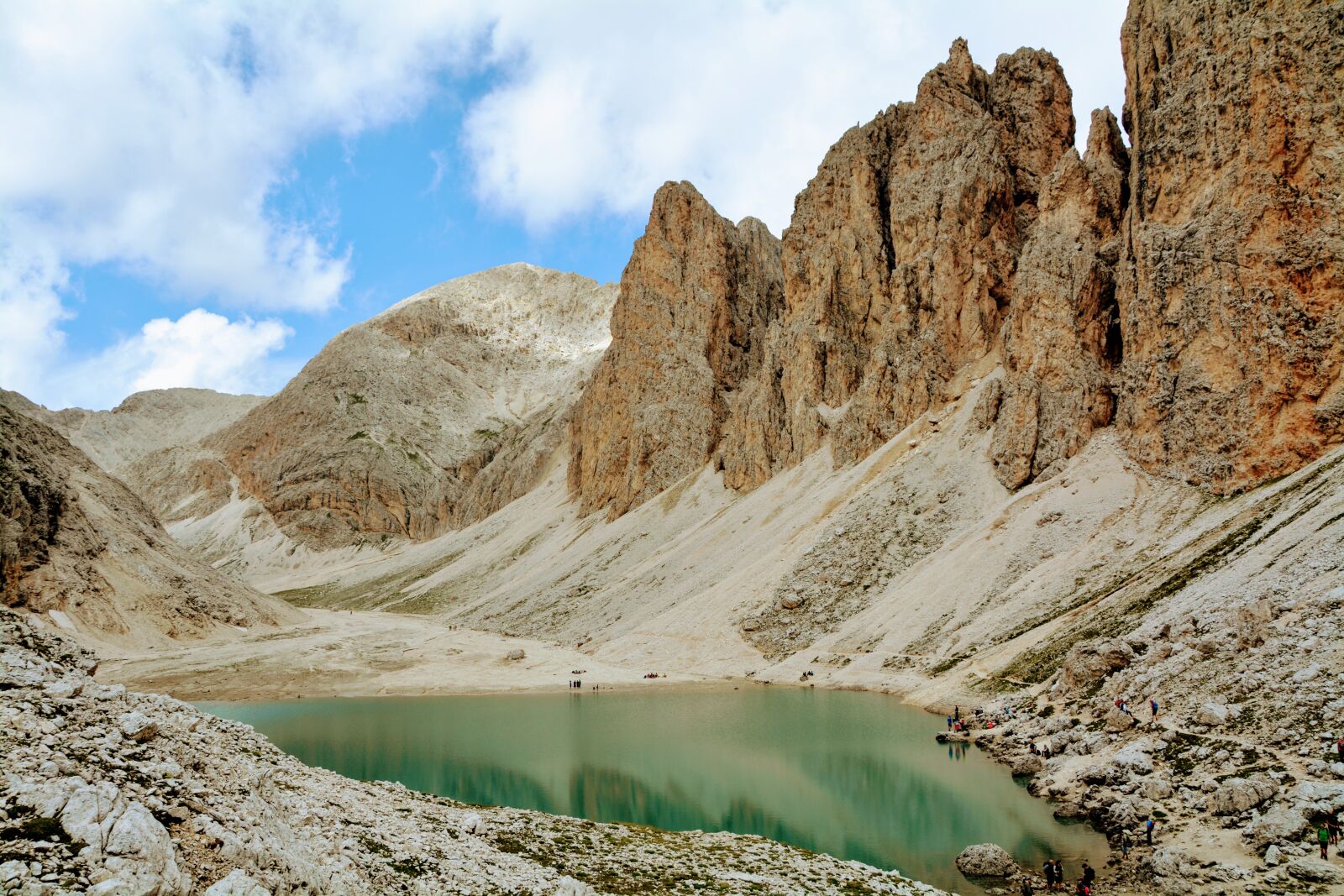 Nikon D7100 sample photo. Dolomites, lake, antermoia photography