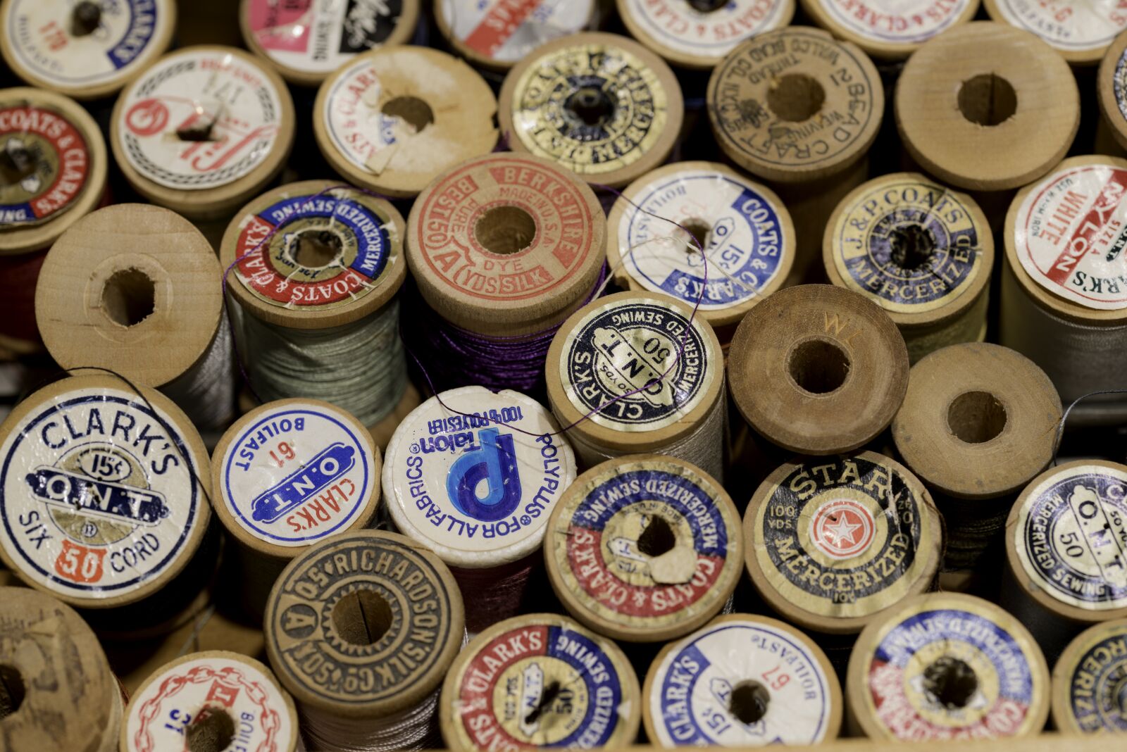 Nikon D810 sample photo. Thread, spool, sewing photography