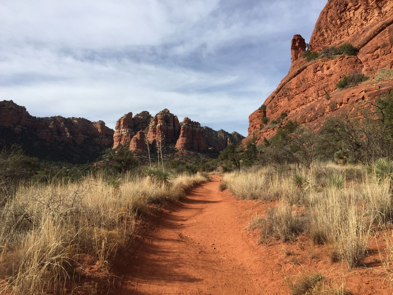 Apple iPhone 6 sample photo. Sedona, red rock, trail photography