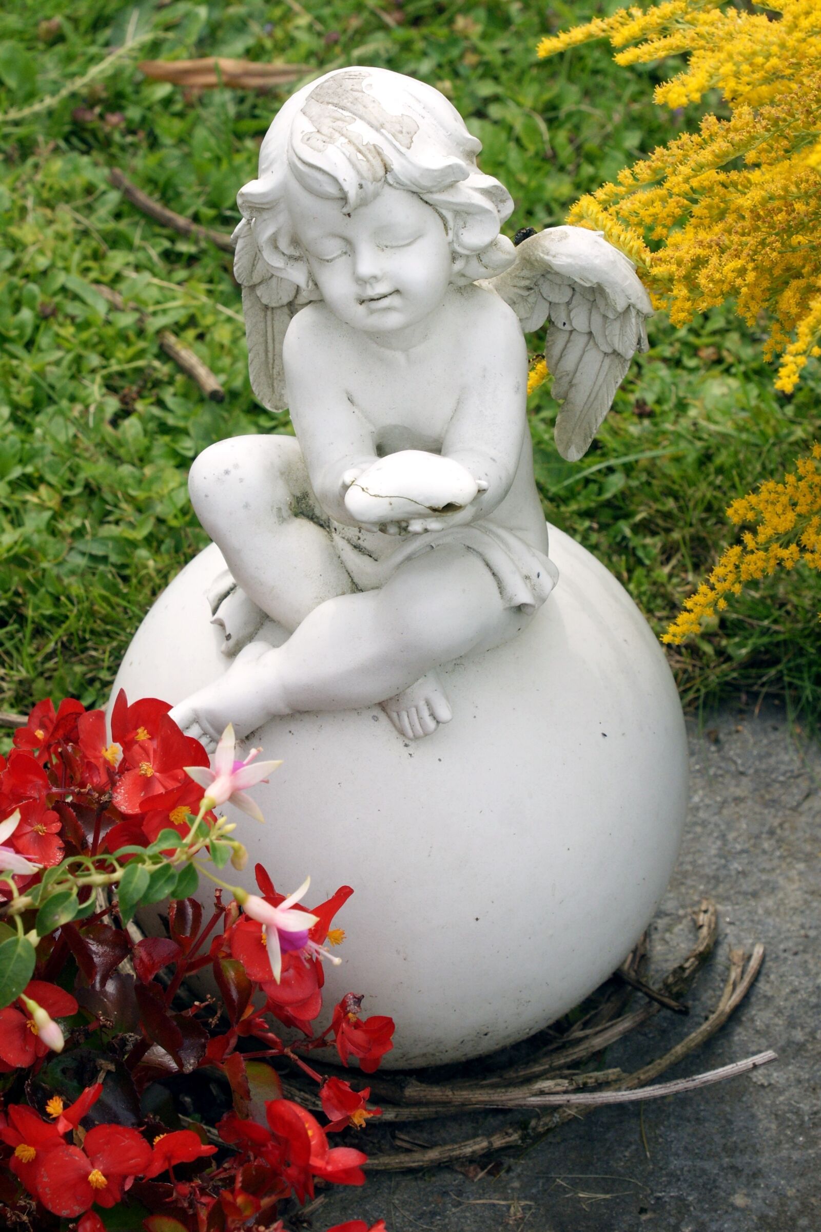 Sony Alpha DSLR-A700 sample photo. Angel, angel figure, contemplative photography