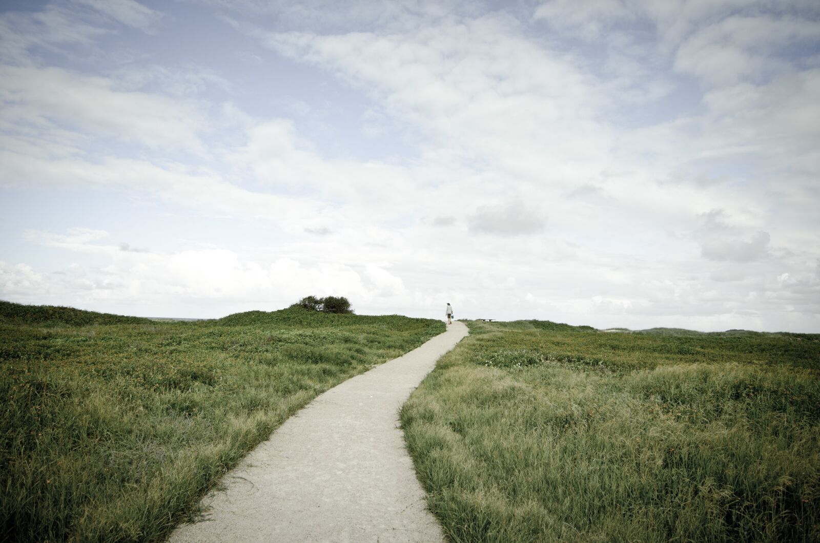 Nikon D7000 sample photo. Fisherman, path, beach photography