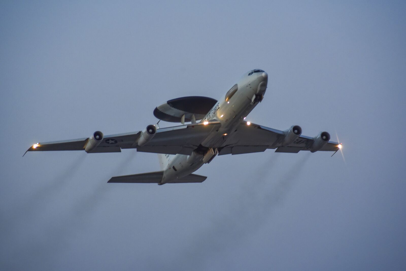Nikon D750 sample photo. E-3, awacs, airborne warning photography