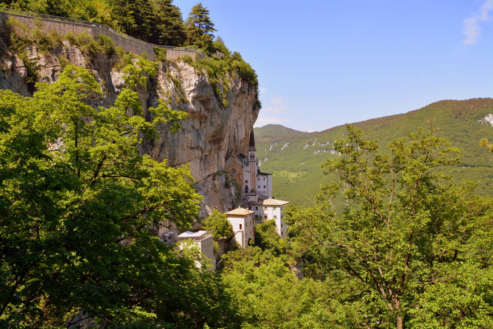 Nikon D7100 sample photo. Rock, church, suspended photography