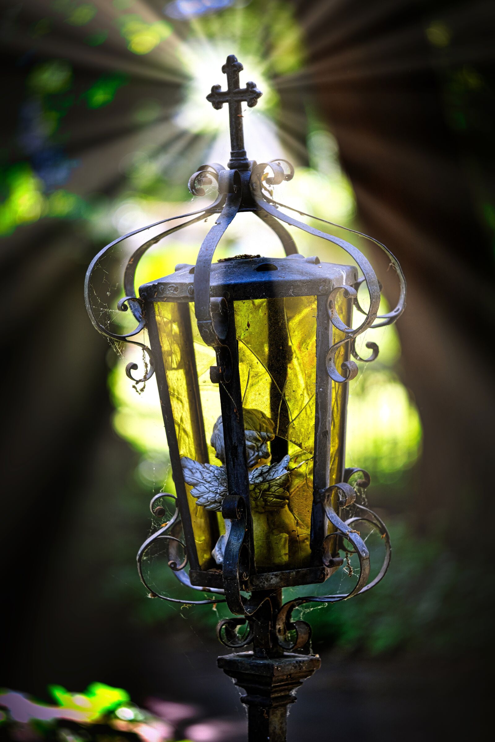 Fujifilm X-T2 + Fujifilm XF 80mm F2.8 R LM OIS WR Macro sample photo. Old cemetery, wrought iron photography