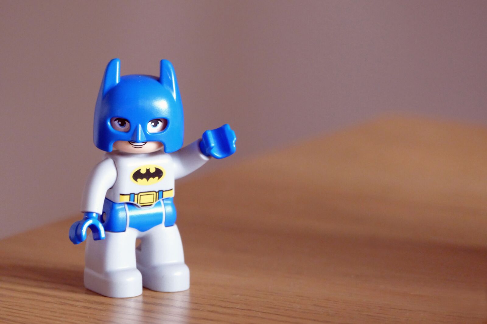 Panasonic Lumix DMC-FZ1000 sample photo. Batman, toy, happy photography