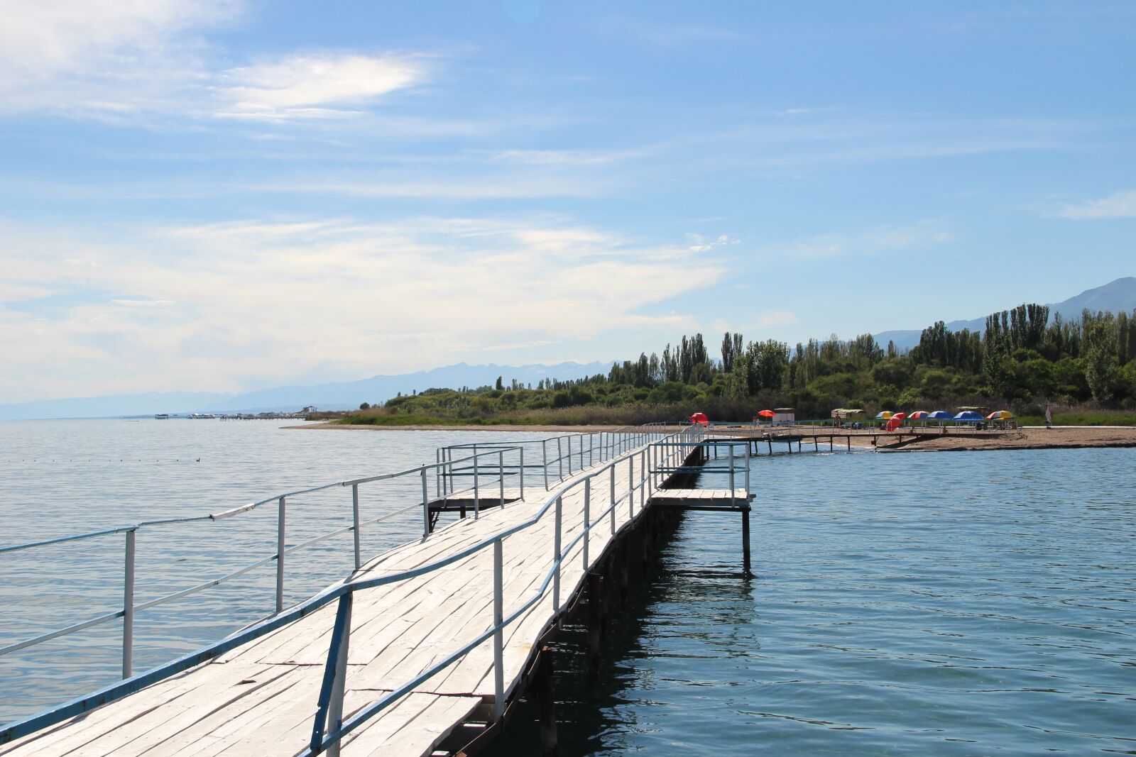 Canon EF-S 18-135mm F3.5-5.6 IS sample photo. Issyk kul, pierce, beach photography