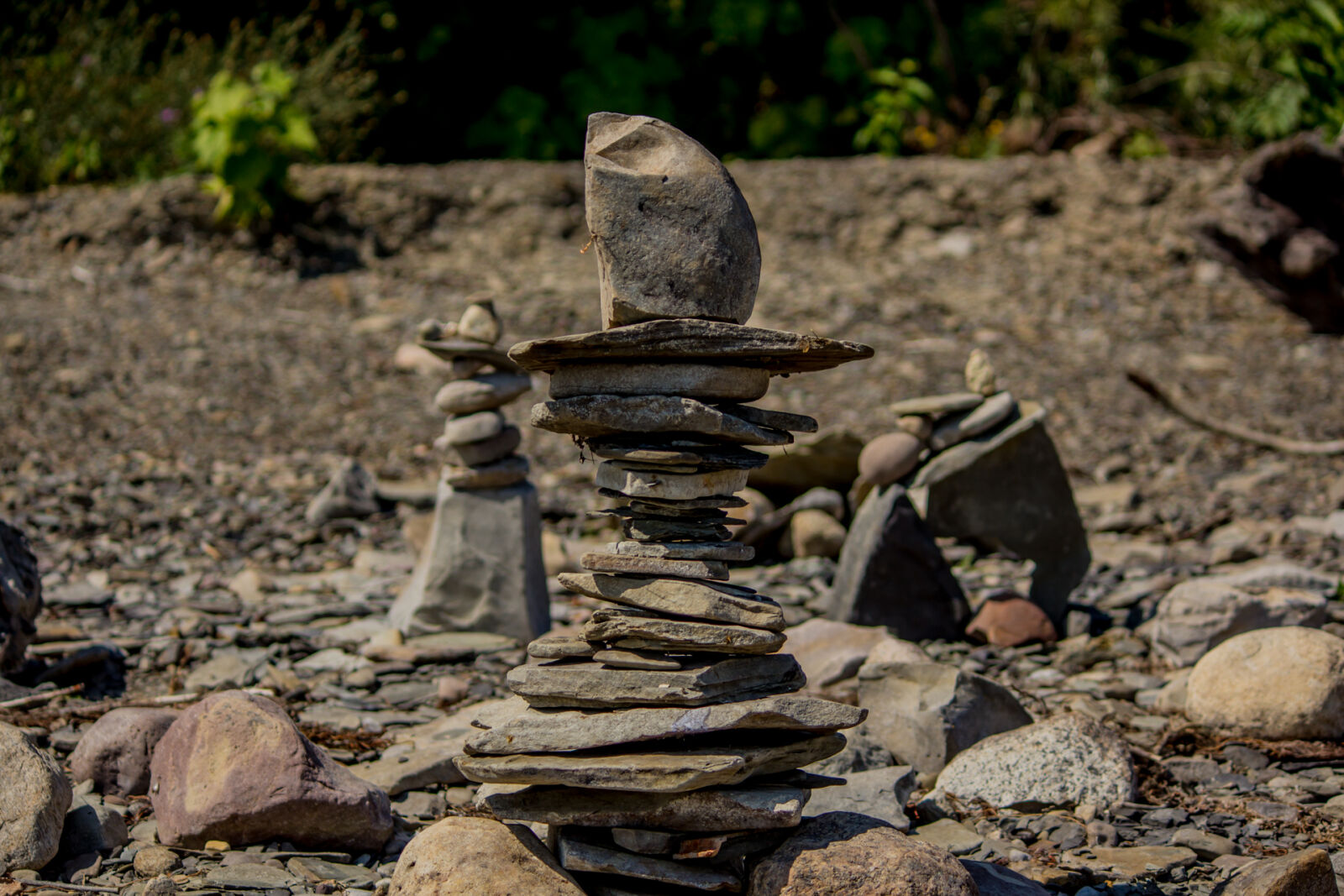 Canon EOS 600D (Rebel EOS T3i / EOS Kiss X5) sample photo. Hemlock, lake, rock, stack photography