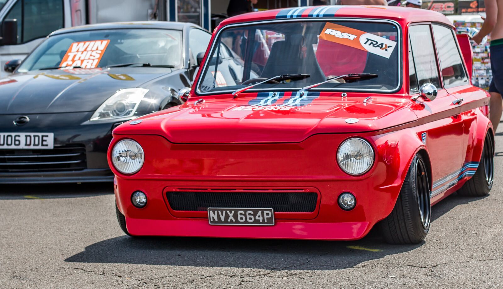 Canon EOS 70D + Canon EF 50mm F1.4 USM sample photo. Hillman imp, car, red photography
