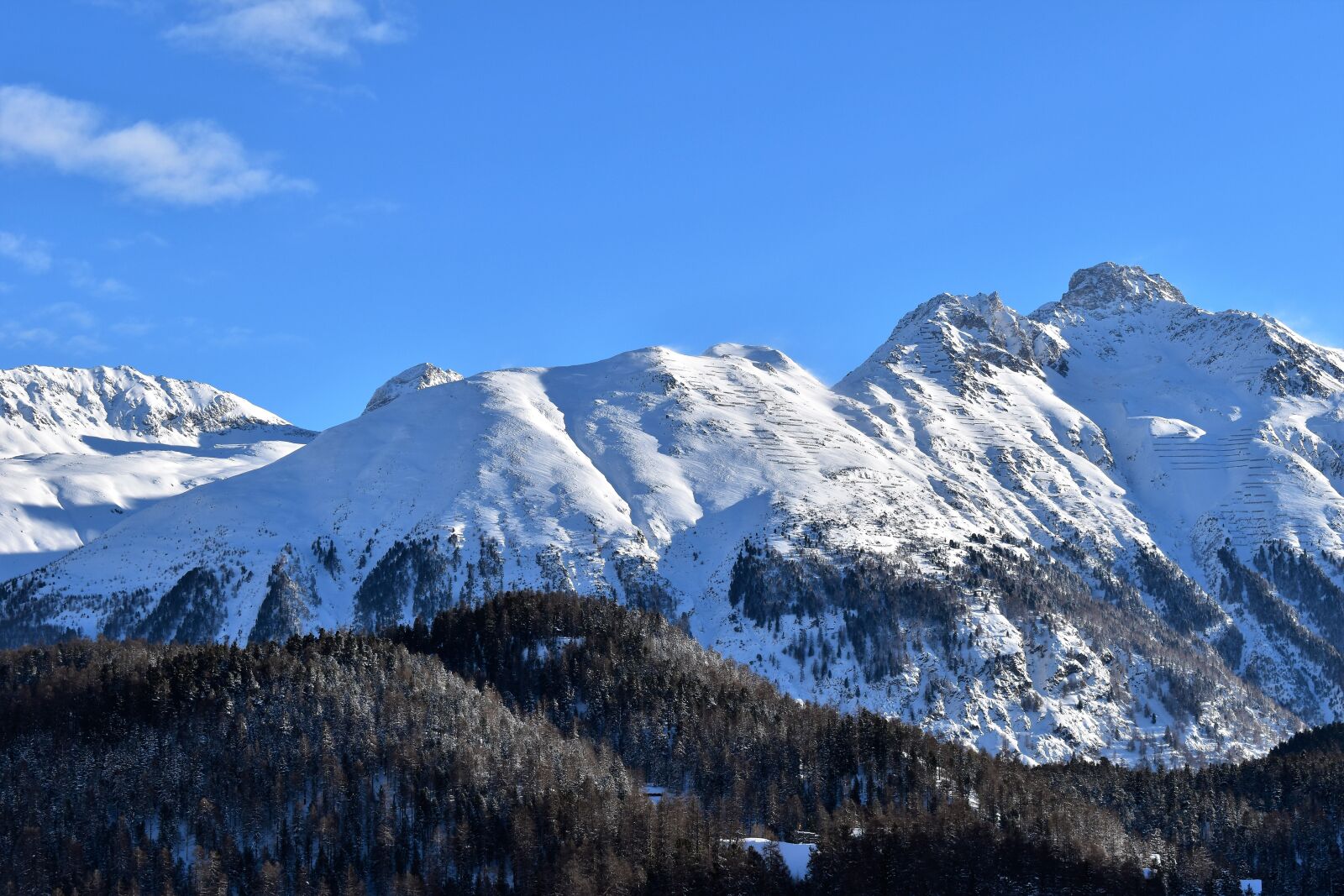 Nikon D5500 sample photo. Winter, mountains, ski area photography