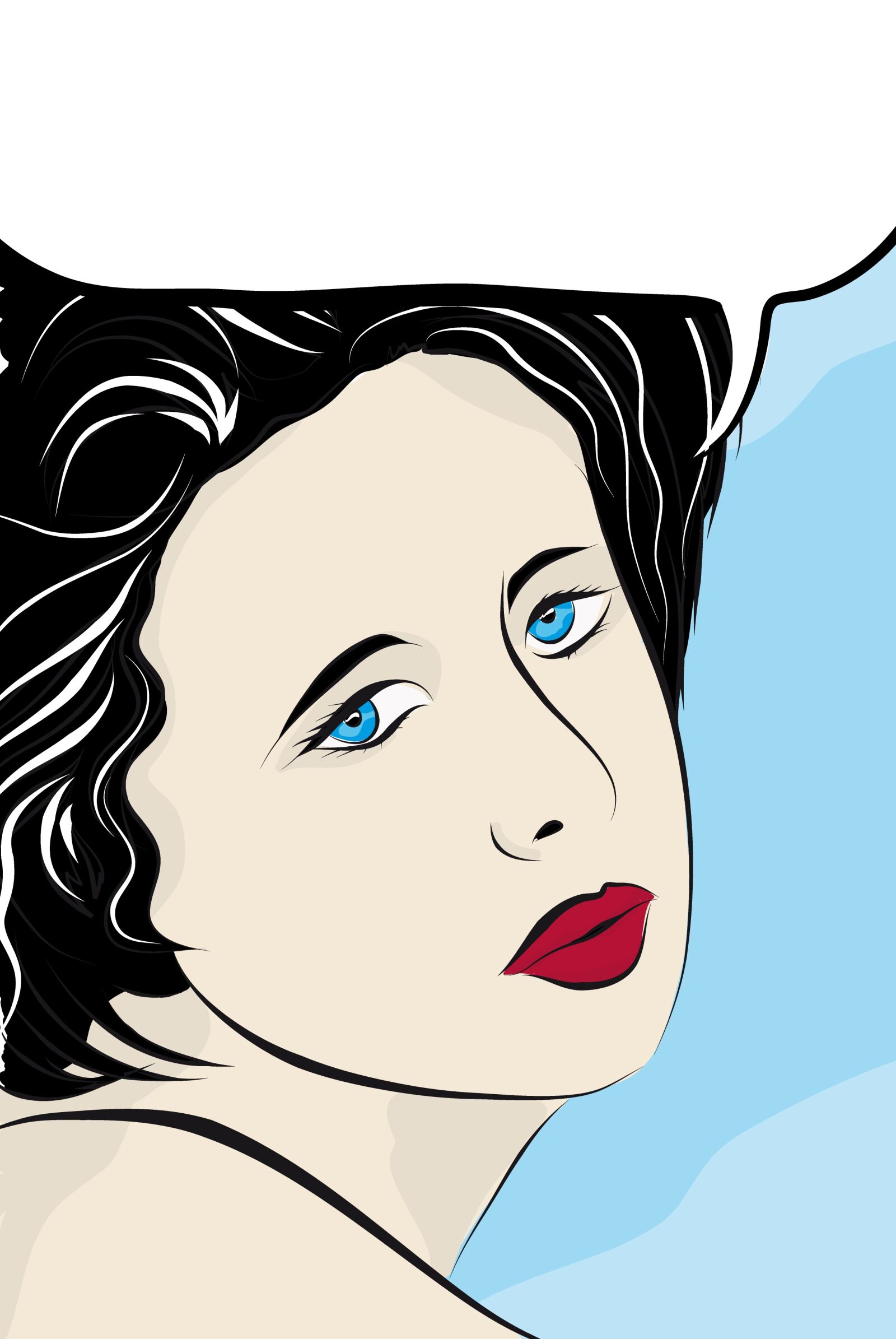 Nikon D200 sample photo. Pop art, face, girl photography