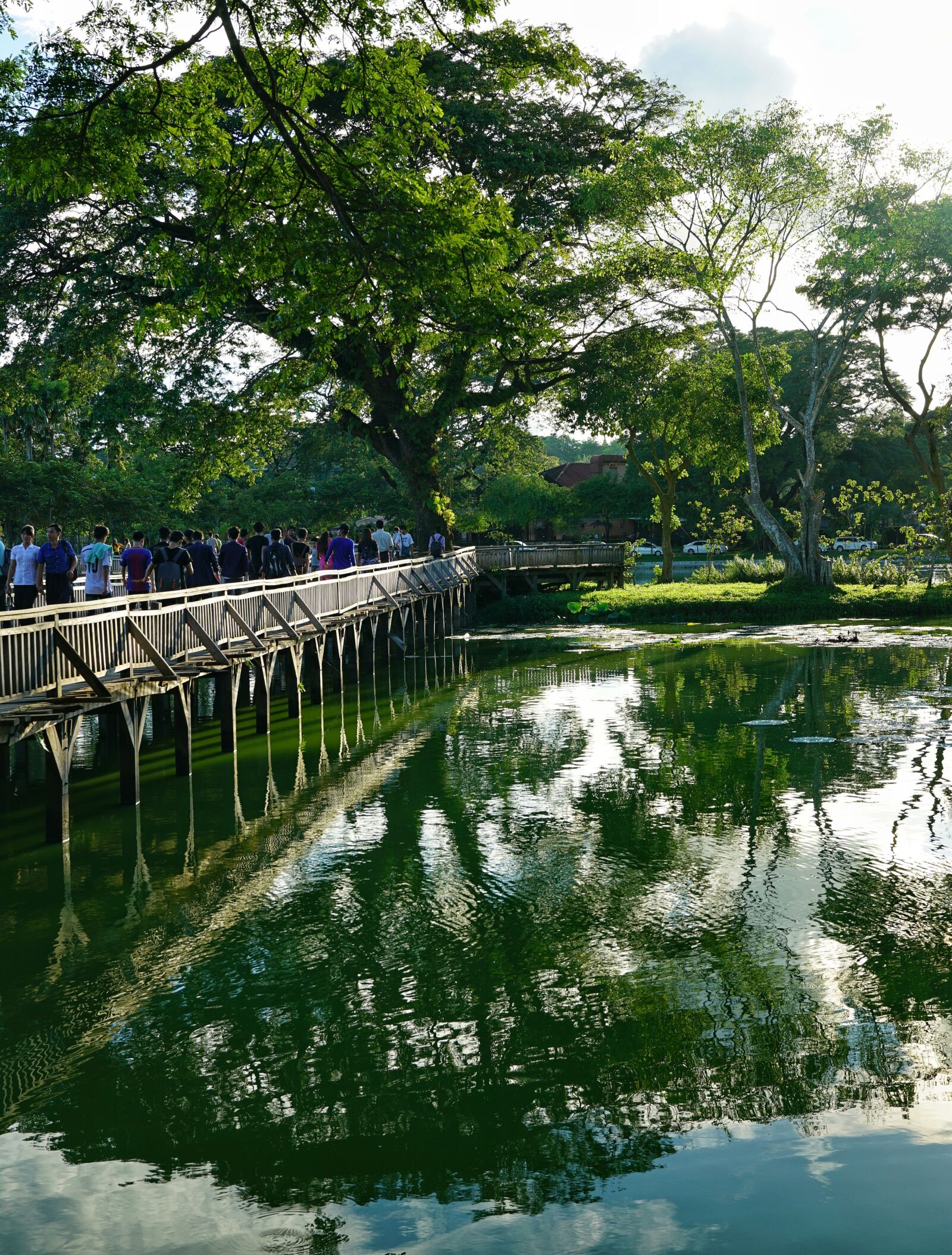Sony a7R II + Sony FE 24-70mm F2.8 GM sample photo. Lake, bridge, wooden photography
