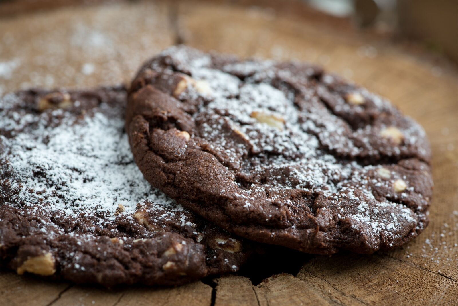 Nikon D750 sample photo. Cookies, chocolate cookies, dark photography