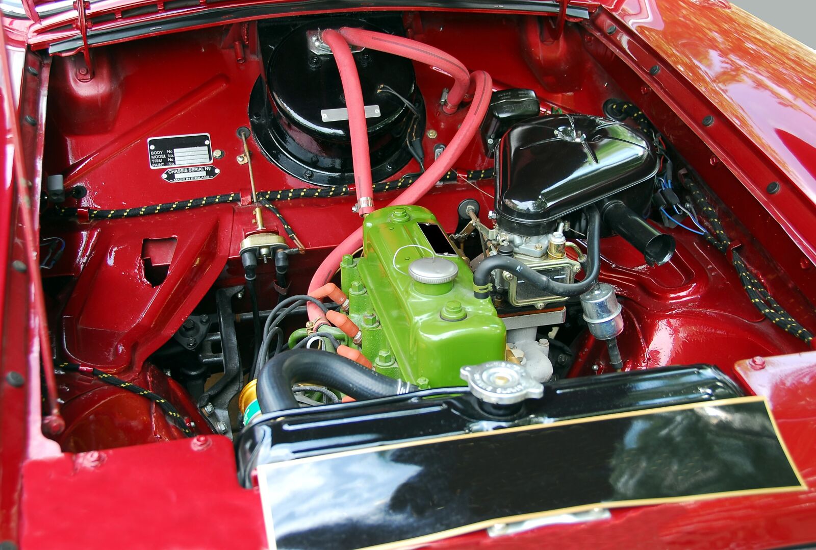 Nikon D200 sample photo. Car engine, motor, retro photography