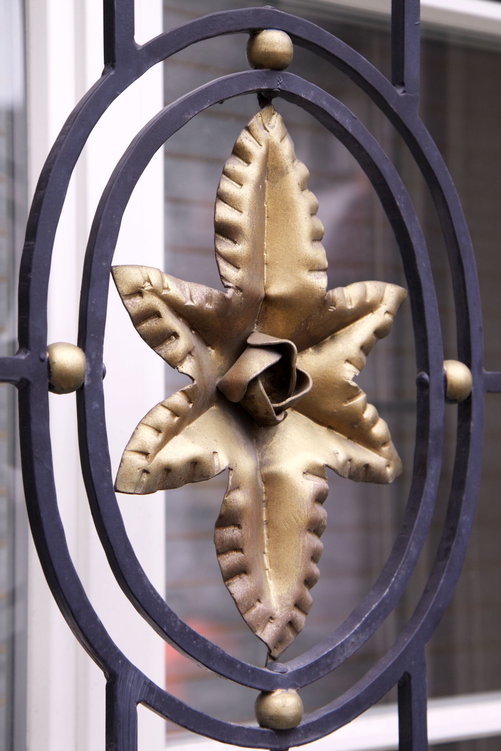 Canon EOS 70D sample photo. Wrought iron, iron, flower photography