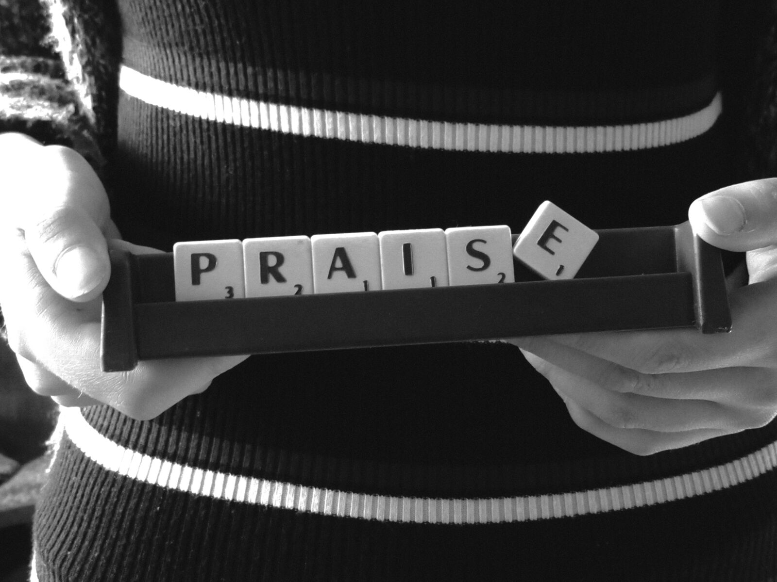 Canon PowerShot SX610 HS sample photo. Praise, word, scrabble photography