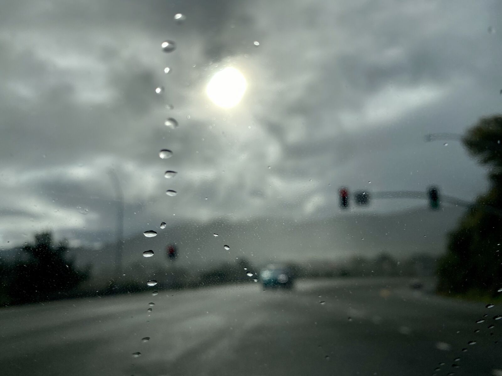 Apple iPhone 11 Pro sample photo. Rain, drops, car photography