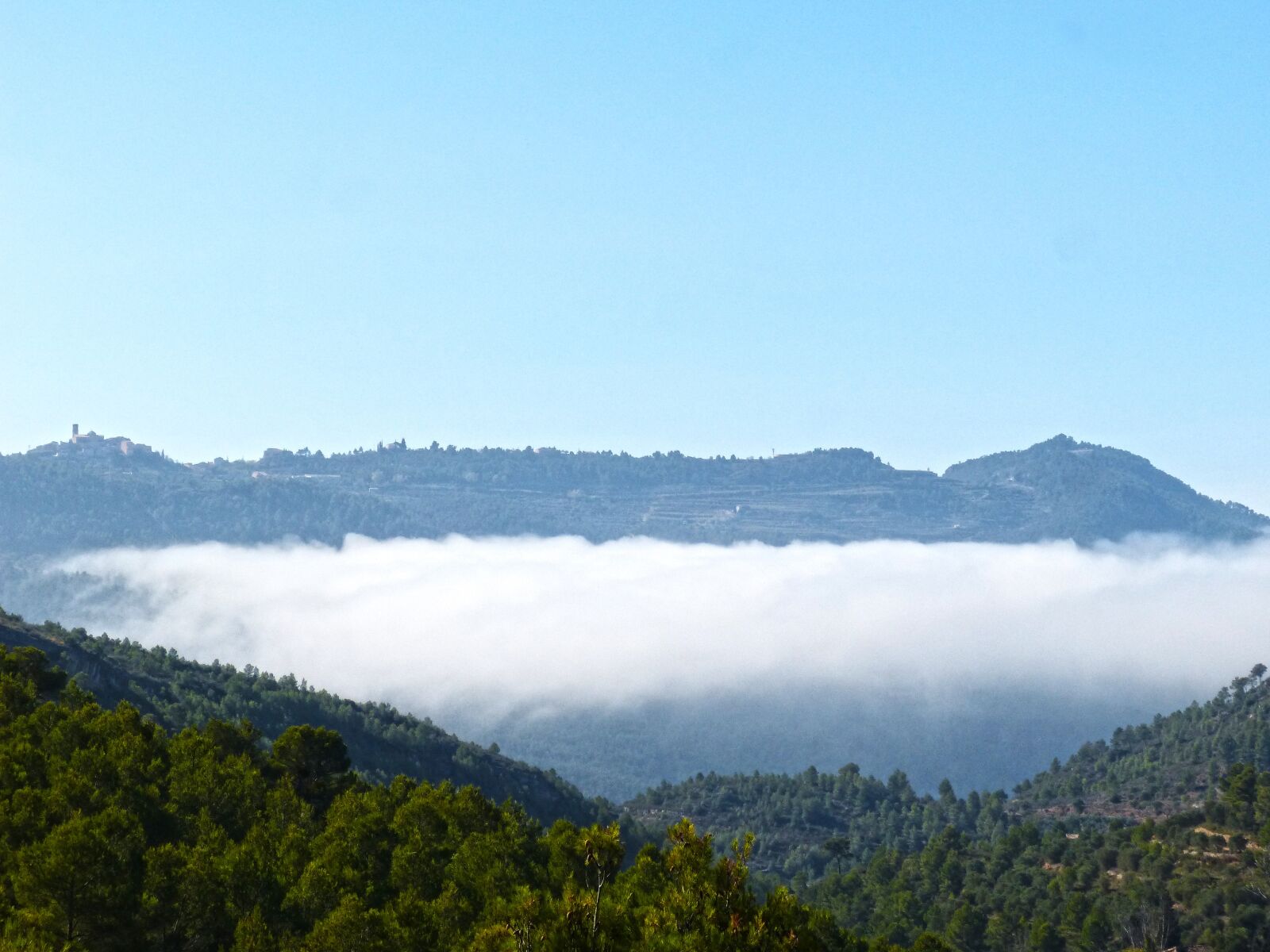 Panasonic DMC-FZ62 sample photo. Sea ​​fog, fog, clouds photography