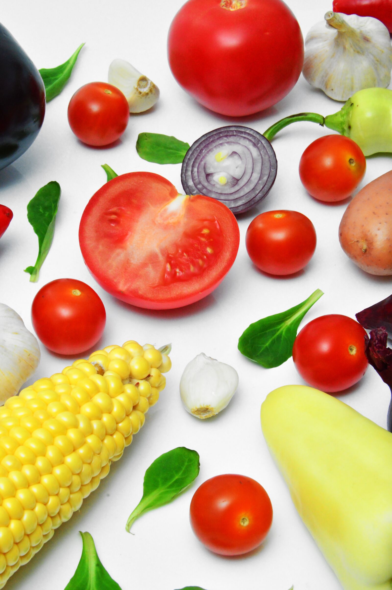 Nikon D3200 sample photo. Vegetables, pepper, tomato onion photography