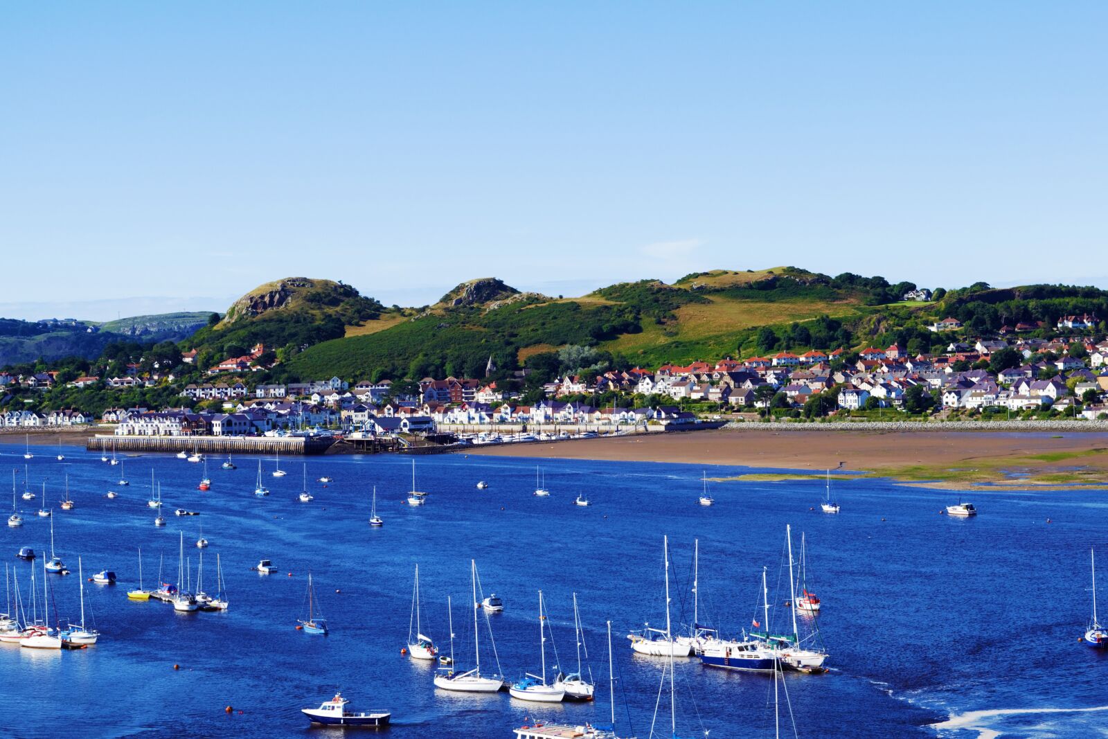 Nikon D3300 sample photo. Wales, boats, harbour photography