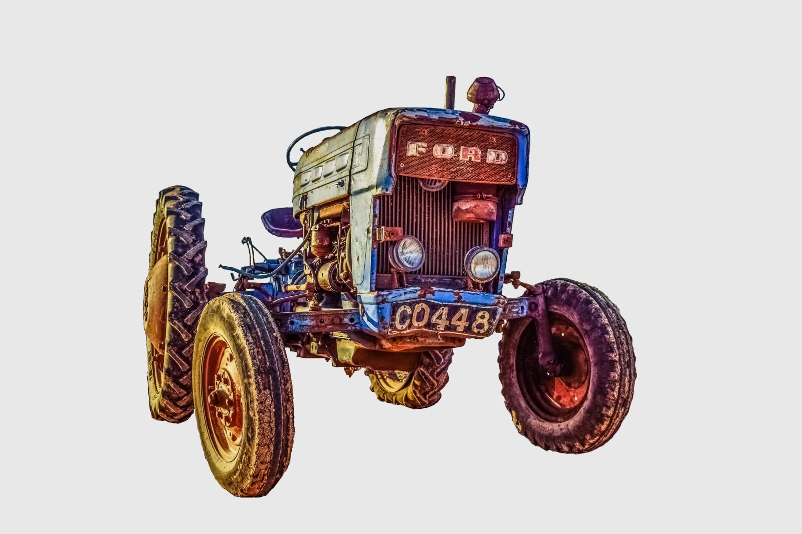 Nikon D3300 sample photo. Tractor, old, antique photography