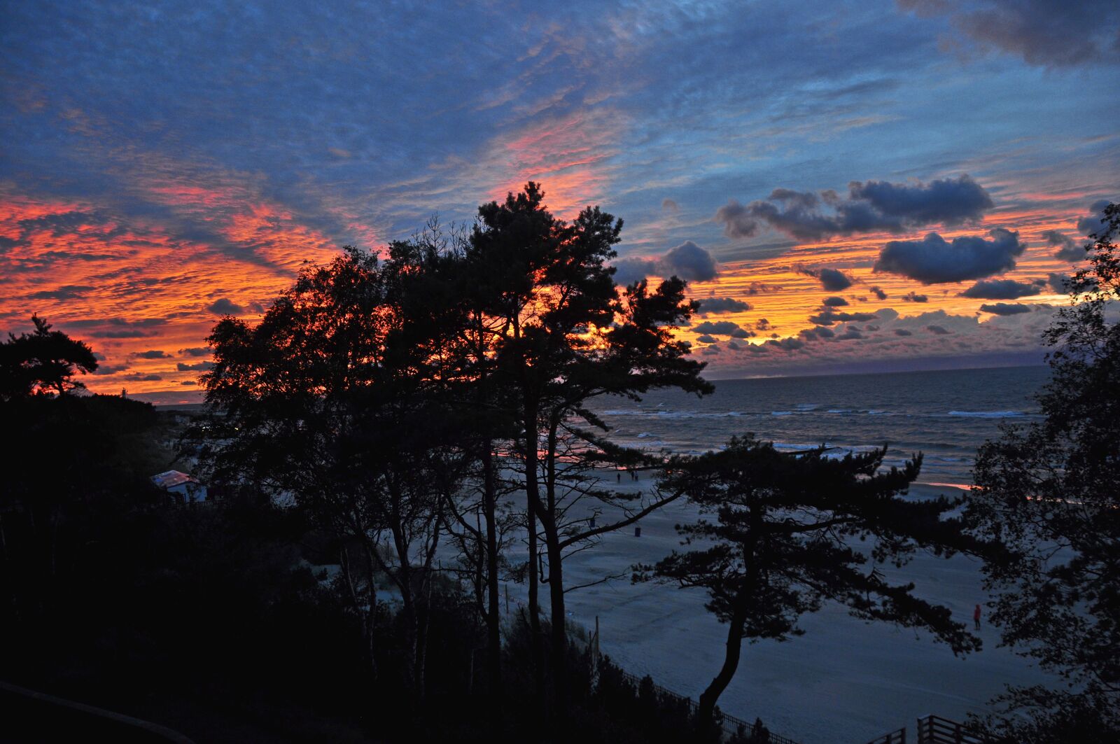 Nikon D90 sample photo. Sunset, baltic sea, leba photography