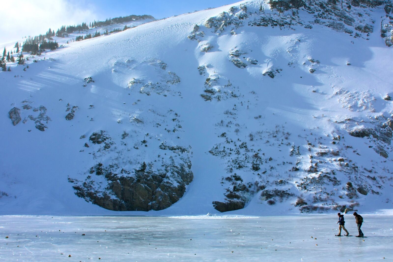 Canon EOS 450D (EOS Rebel XSi / EOS Kiss X2) sample photo. Ice, lake, mountain photography