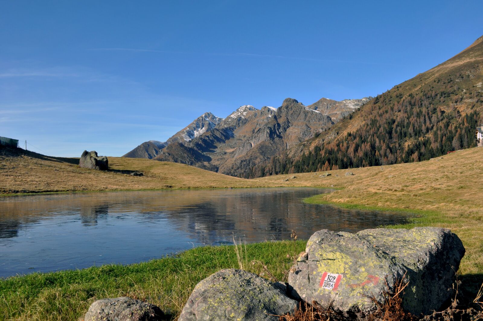 Nikon D5000 sample photo. Mountain, lake, water photography