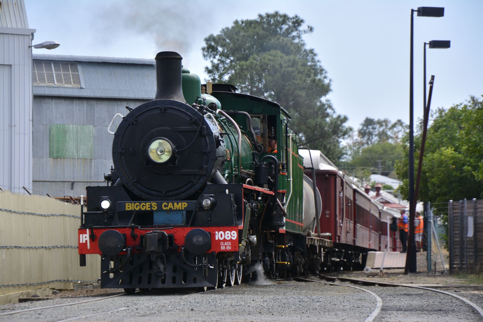 Nikon D5200 sample photo. Train, railway, steam photography