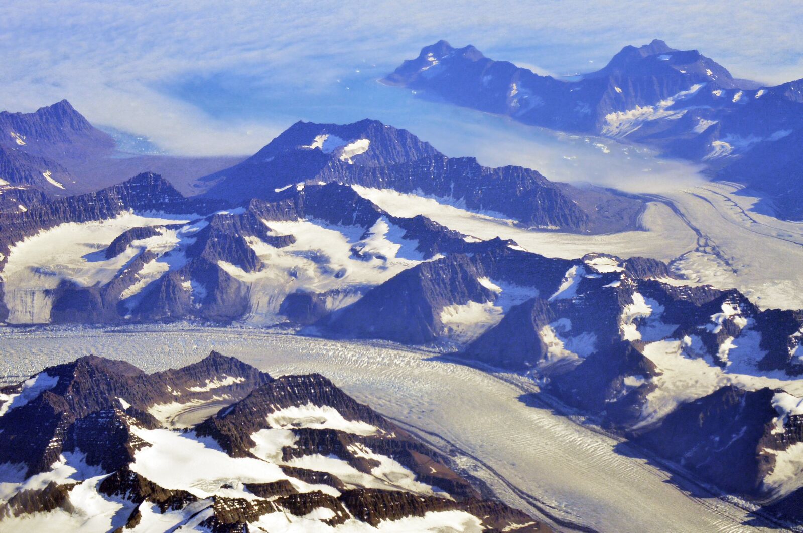 Nikon D3200 sample photo. Greenland, aerial, snow photography