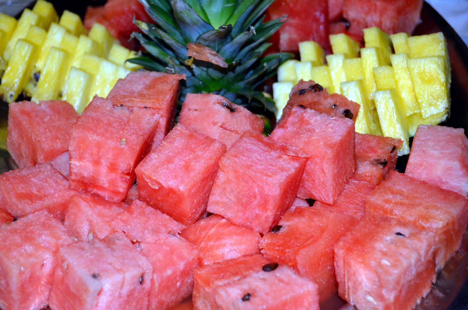 Nikon D5100 sample photo. Fruit, watermelon, pineapple photography