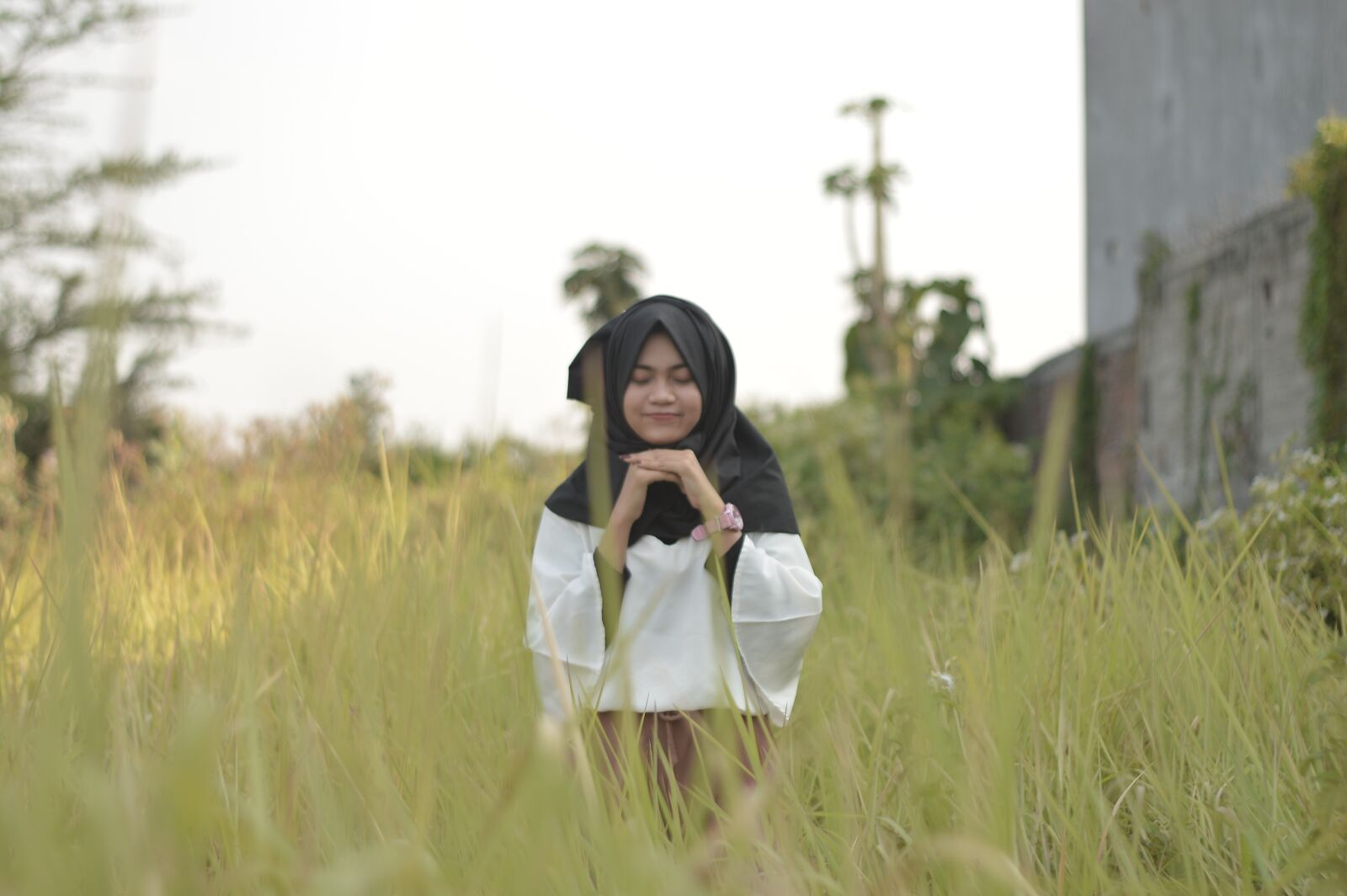 Nikon D3200 sample photo. Girl, indonesia, islam photography