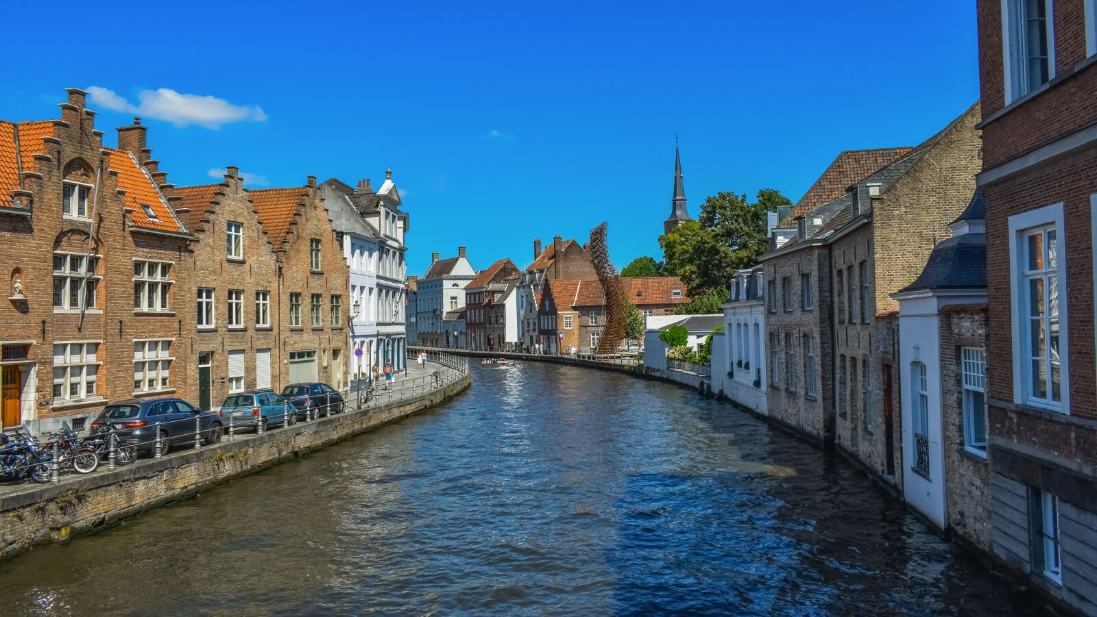 Nikon D3300 sample photo. Belgium, brugge, canal photography