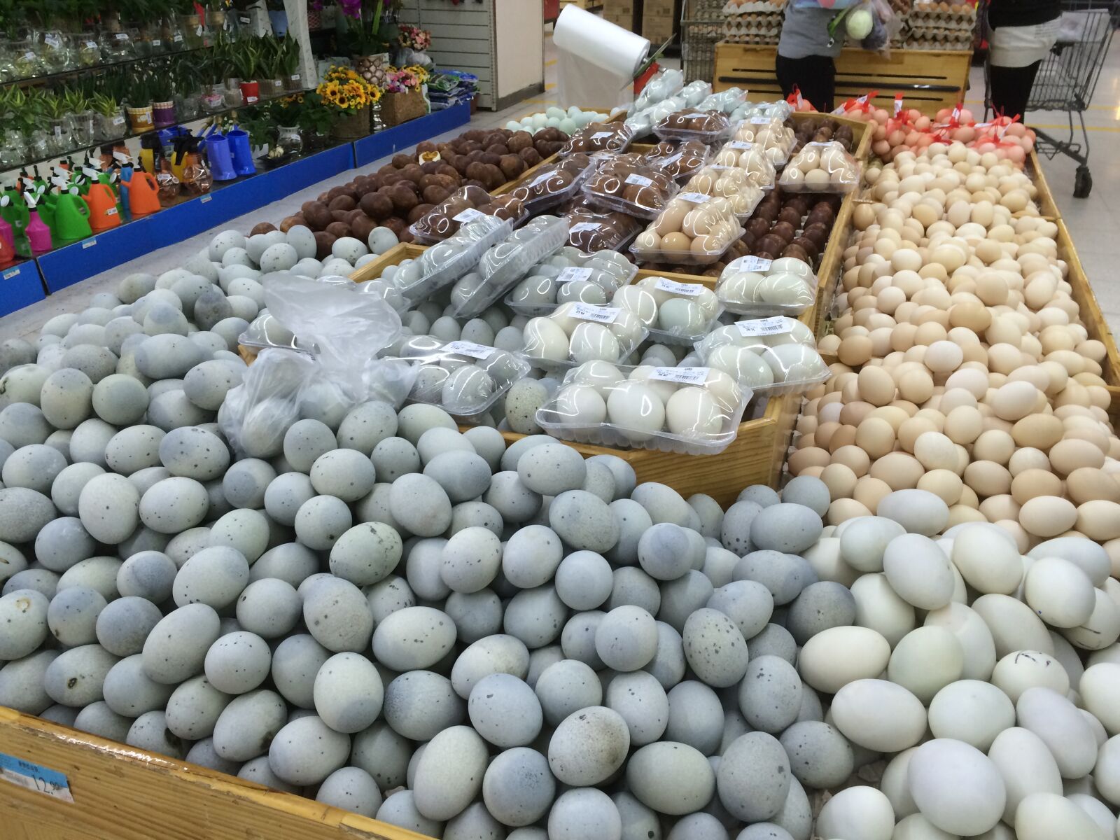 Apple iPhone 5s sample photo. China, eggs, retail, supermarket photography