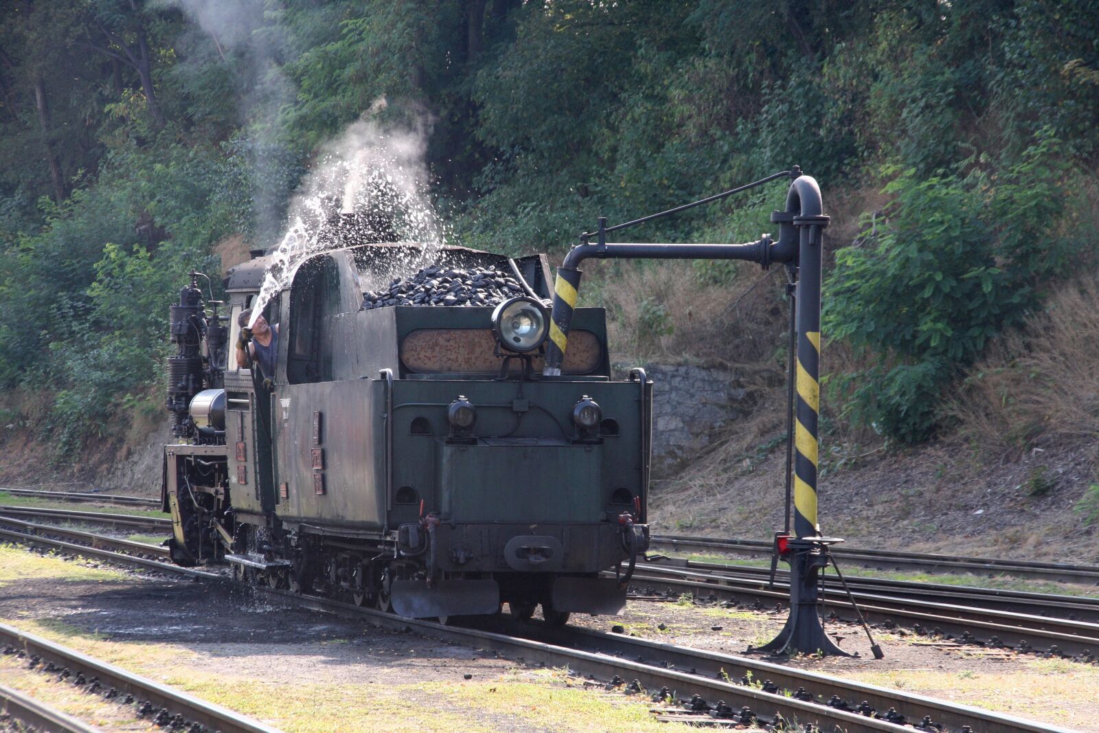 Canon EOS 40D sample photo. Steam locomotive, polish px48 photography