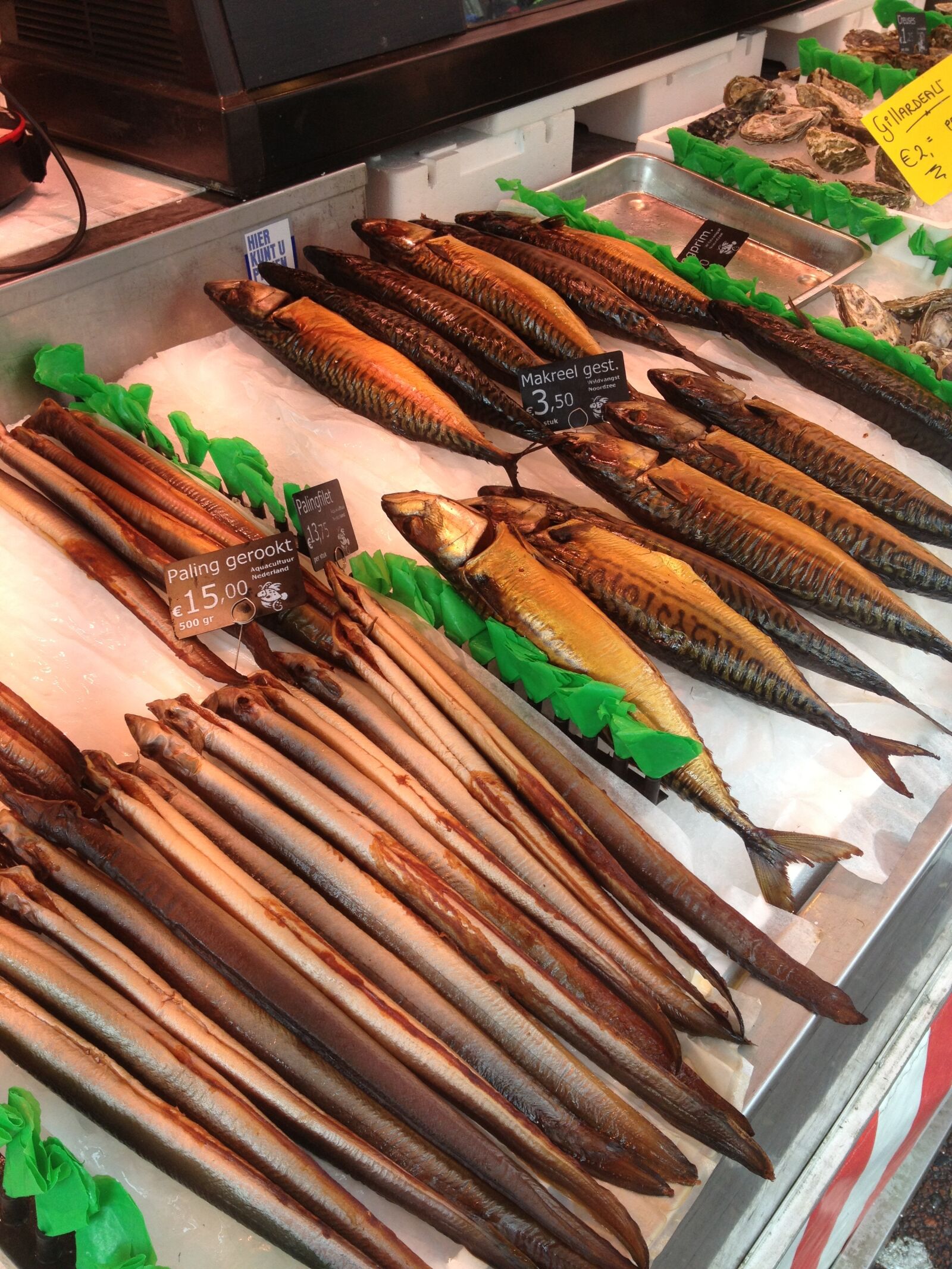 Apple iPhone 4S sample photo. Market, fish, amsterdam photography