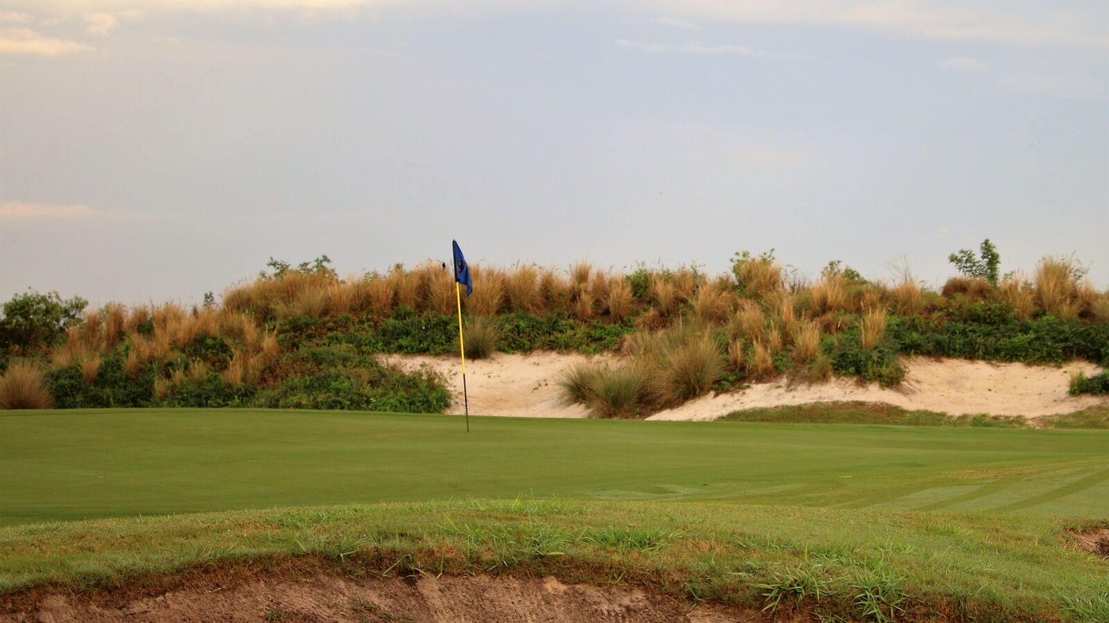 Canon EF-S 55-250mm F4-5.6 IS STM sample photo. Golf, grass, panoramic photography