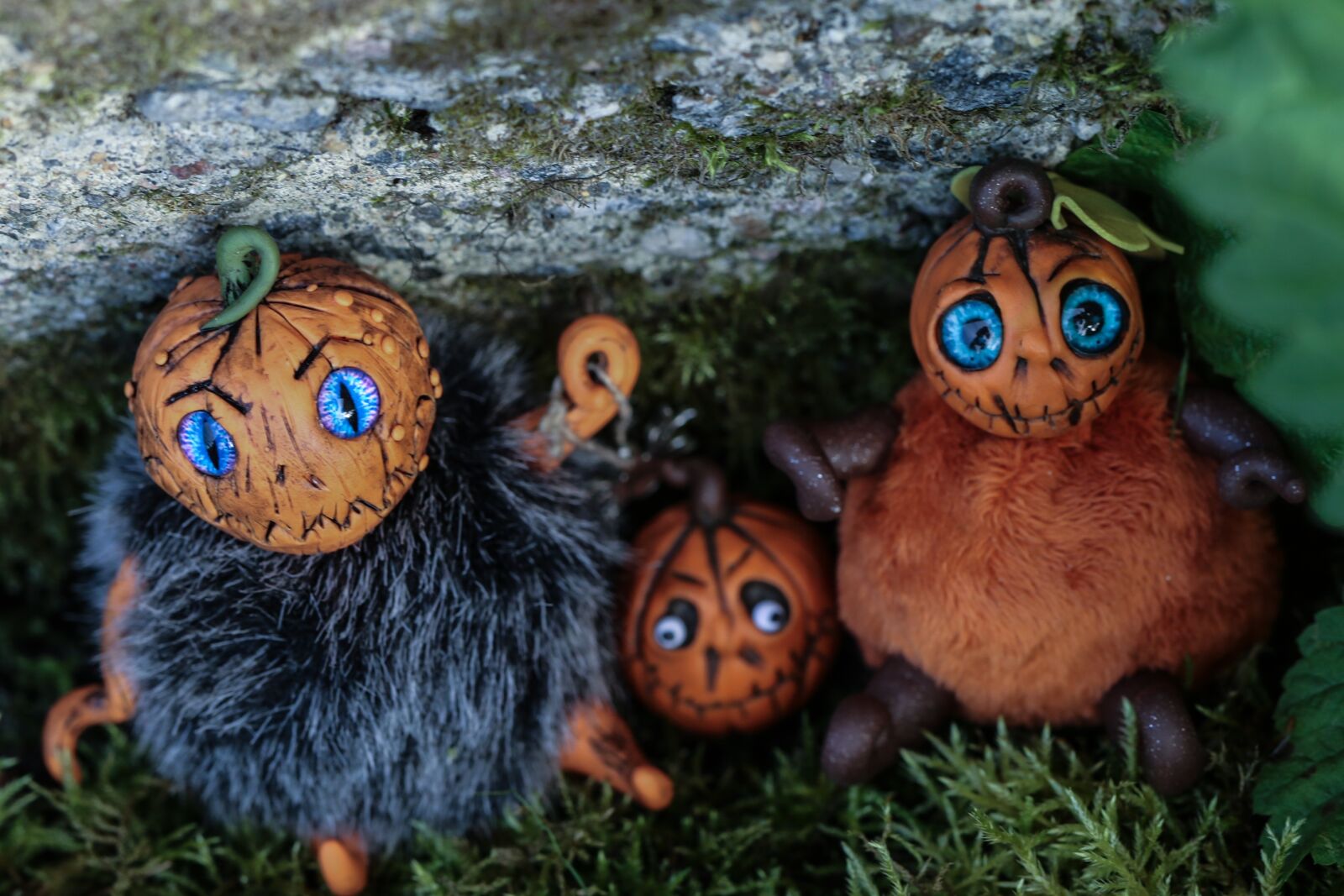 Canon EOS 7D Mark II sample photo. Halloween, pumpkin, figures photography