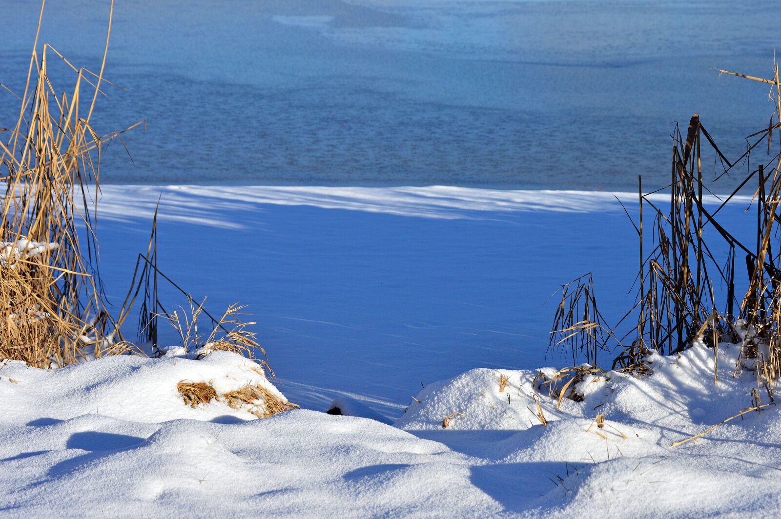 Nikon D3200 sample photo. Untreusee, winter, lake photography