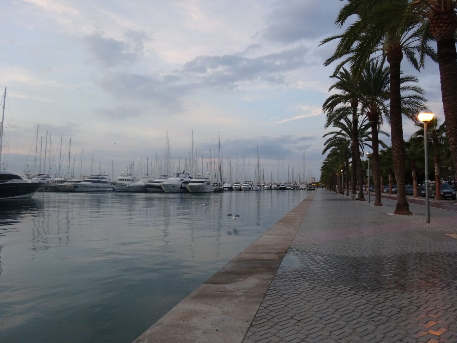 Sony Cyber-shot DSC-WX350 sample photo. Boats, promenade, palma photography