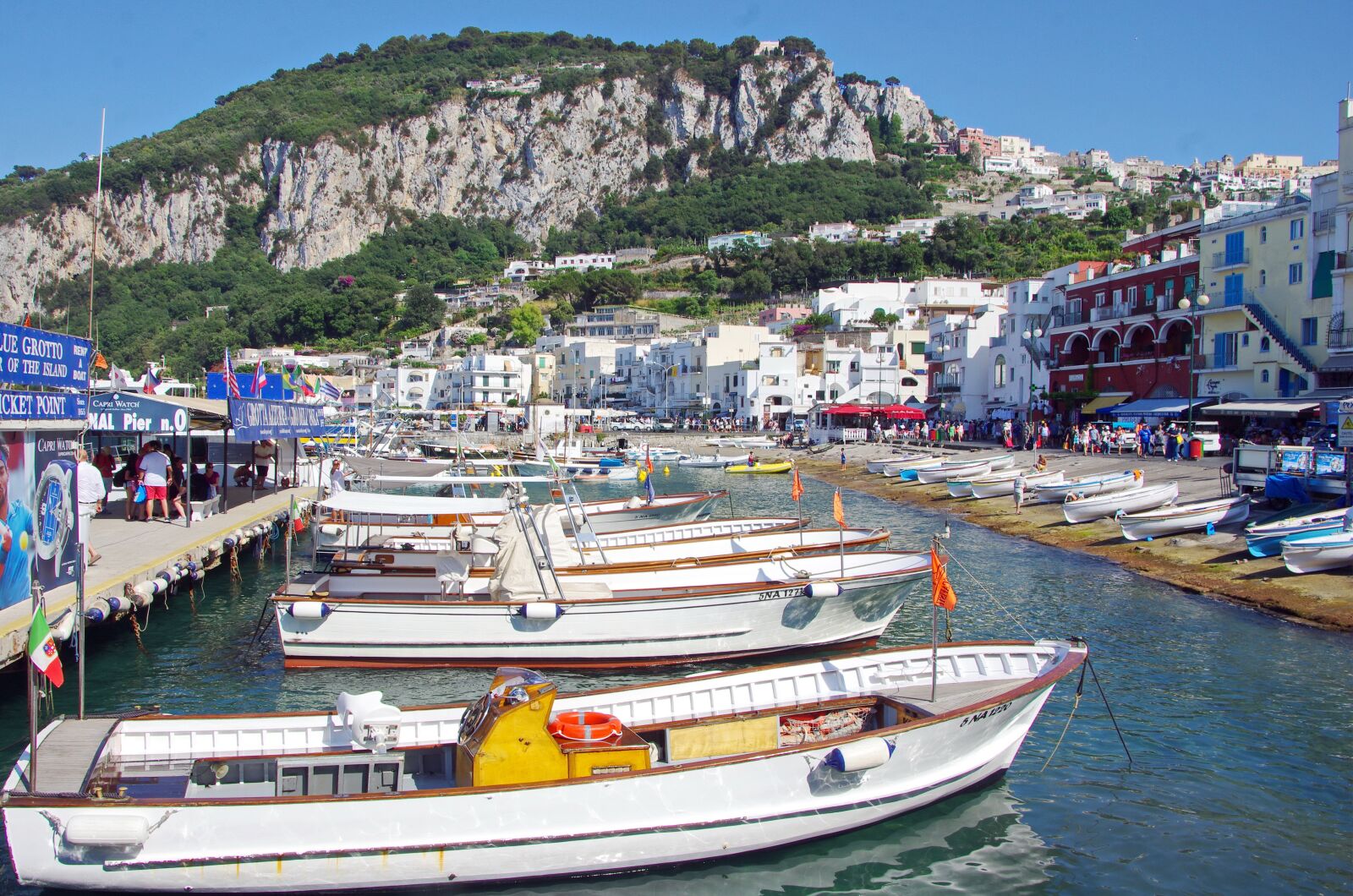 Pentax K-5 sample photo. Italy, capri, port photography