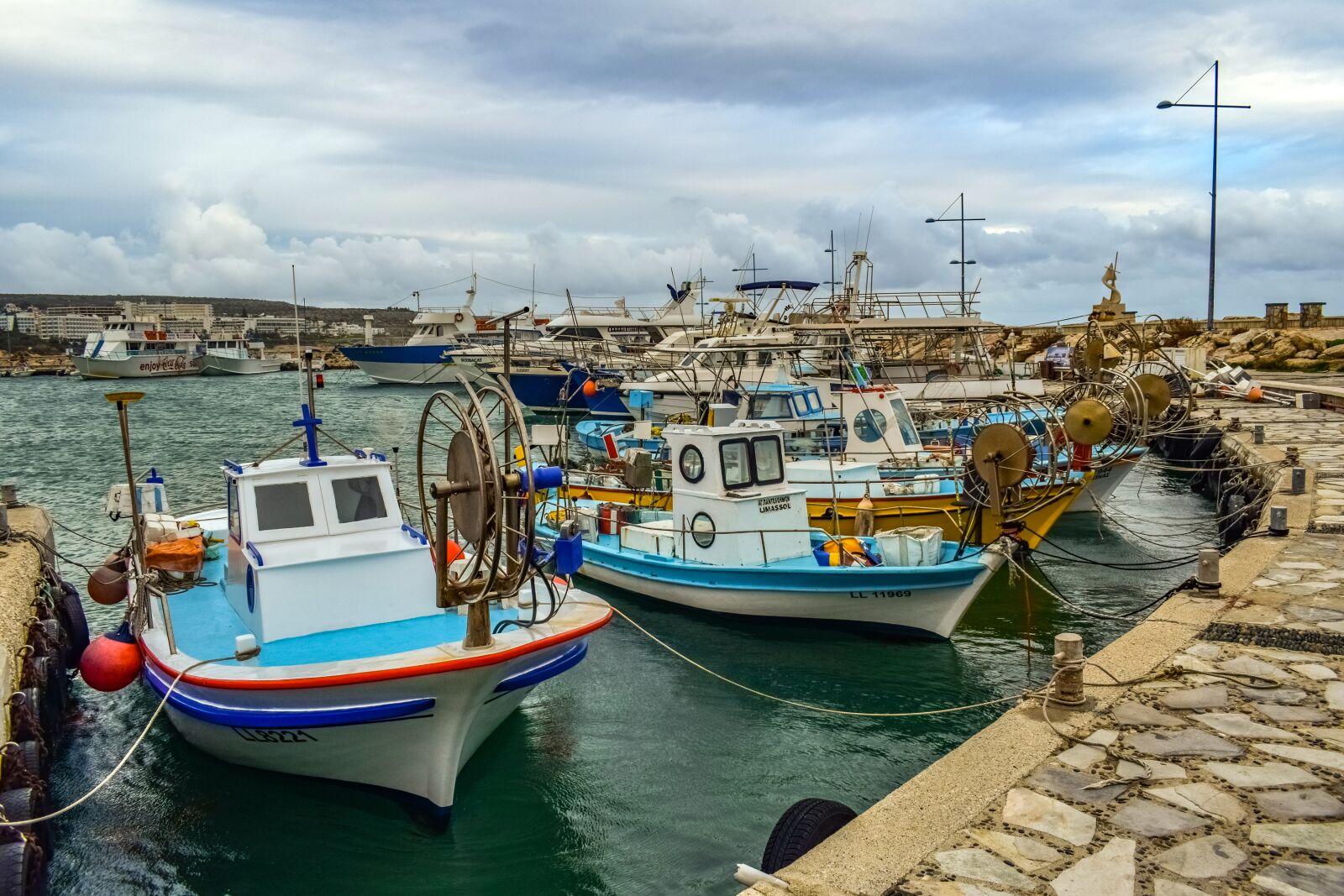 Nikon D3300 sample photo. Cyprus, ayia napa, harbour photography